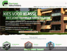 Tablet Screenshot of harmsenvakschilders.nl